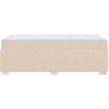 vidaXL Konstrukcija postelje krema 90 x 190 cm blago | Shoptok.si