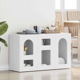  Strani šal Bela 100 x 35 x 59 cm Konstruiran les, (5000108563) | Shoptok.si
