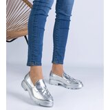 Gemre Silver classic loafers with tassels Esitta | Shoptok.si