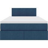 Krevet s prostorom za pohranu s LED-om Plava 120 x 190 cm | shoptok.hr