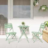  Sklopiva stolica za vrt 2 pcs Svijetla mint boja 42 x 52 x 82cm | shoptok.hr
