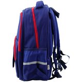 Školski ruksak s remenom za prsa, tamnoplavi, crveni, 20 l, 38 cm | shoptok.hr