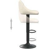 Barski stolčki 2 kosa krem žamet, (20817439) | Shoptok.si