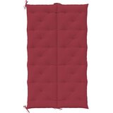  Jastuk za vrtnu klupu boja vina 180x(50+50)x7 cm tkanina Oxford | shoptok.hr