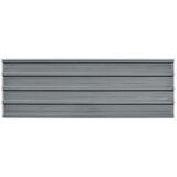 Krovni panel 12 pcs Sivi 129 x 45 cm Pocinčani čelik | shoptok.hr