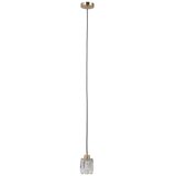  ITALUX PND-40813-1-HBR - Luster na sajli TORNO 1xE14/40W/230V u zlatnoj boji | Eponuda.com