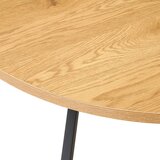 MID.YOU JEDILNA MIZA, črna, barve hrasta | Shoptok.si