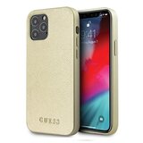 Torbica Guess Hc PC/TPU Iridescent za iPhone 12/12 Pro 6.1 zlatna (GUHCP12MIGLGO)