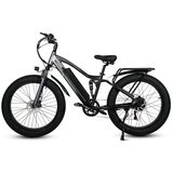 Cmacewheel TP26 električno gorsko kolo, 750W 17Ah, 26"*4.0 Fat bike - sivo črno, (21960361) | Shoptok.si