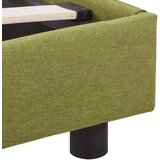  Posteljni okvir brez vzmetnice zelena tkanina 135x190 cm, (21829446) | Shoptok.si