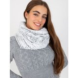 Fashion Hunters Women's black and white faux fur tube scarf Cijene