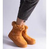 Gemre Brown insulated snow boots decorated with fur Iglesia | shoptok.hr