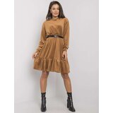 FANCY Dress-FA-SK-7563.11P-camel | shoptok.hr