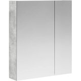  Kupaonski ormar s ogledalom Betonski sivi 60 x 14,5 x 70 cm | shoptok.hr