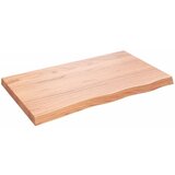vidaXL Polica svjetlosmeđa 100x60x6 cm od obrađene hrastovine | shoptok.hr