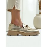 Resti Women's moccasins gold-plated Goldlove | Shoptok.si