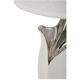 Mauro Ferretti Bijela/u srebrnoj boji stolna lampa keramička s tekstilnim sjenilom (visina 51 cm) Shiney – | shoptok.hr