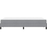  s opruga kutije Svijetlo siva 120 x 200 cm tkanina | shoptok.hr