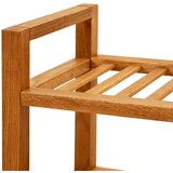  Stalak za cipele s 2 police 100x27x40 cm od masivne hrastovine | shoptok.hr