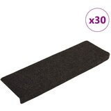 vidaXL Samolepilne preproge za stopnice 30 kosov temno siva 65x21x4cm Cene