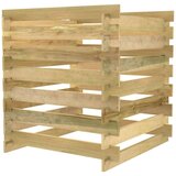 vidaXL Rešetkasti vrtni komposter 90x90x90 cm od impregnirane borovine | shoptok.hr