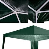 Šator za vrtne zabave, paviljon, komercijalni paviljon, zeleni, dimenzija 2,5 x 2,5 m | shoptok.hr