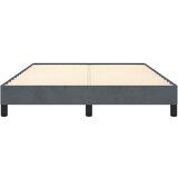  Okvir kreveta bez madraca tamno sivi 137x190 cm puni baršun | Shoptok.si