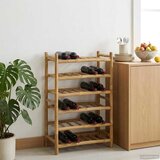  Stalak za vino Prirodna 57 x 29,5 x 72 cm Bambus | shoptok.hr