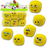  Set mekanih loptica sa motivima smajlića cca 7cm - 6u1 | shoptok.hr