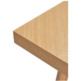 Hübsch Jedilna miza v hrastovem dekorju v naravni barvi 80x160 cm Herringbone – | Shoptok.si