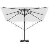 Roma Suncobran Bež 286 x 284 x 265 cm Aluminij i poliester | Eponuda.ba