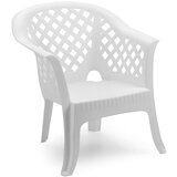 LARIO baštenska plastična fotelja bela Cene