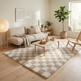 ESTE Bež/kremno bela preproga 120x170 cm Grida – | Shoptok.si