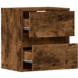  Zidni TV ormarić s LED svjetlima boja hrasta 41x31x45 cm | shoptok.hr