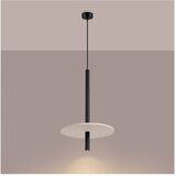 Sollux Crna/bež metalna viseća svjetiljka ø 30 cm Rilu – | shoptok.hr