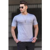 Madmext Men's Gray T-Shirt 5089 Cene