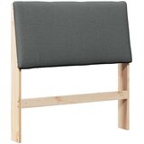  Tapecirani uzglavlje Tamno siva 100 cm Čvrsto borovo drvo | shoptok.hr
