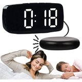  LCD budilka z vibracijsko ploščo za vzglavnik črna Cene