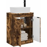  Kupaonski umivaonik s sudoperom Dimljeni hrast 54 x 35 x 83 cm | shoptok.hr