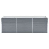  Sadilica od pocinčanog čelika 240 x 80 x 77 cm siva | shoptok.hr