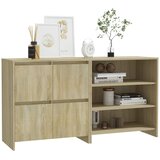  2-dijelna komoda boja hrasta sonome od konstruiranog drva | shoptok.hr
