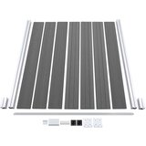 vidaXL vrtna ograda WPC 180 x 186 cm siva | shoptok.hr