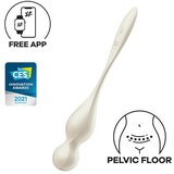Satisfyer Love Birds 1 - pametna vibrirajoča žogica za gekone (bela) | Shoptok.si