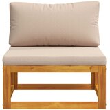  Modularna srednja sofa s jastucima 100 % poliester Solid-Acacia | shoptok.hr