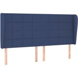 Maison Chic vzglavna omarica - nočna omarica - posteljna omarica z ušesi modro 183x23x118/128 cm blago, (21712189) Cene