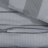  Set posteljine za poplun sivi 140 x 200 cm pamučni200x200 | shoptok.hr