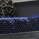  Božićna svjetlosna mreža svjetloplava 4 x 4 m 544 LED | shoptok.hr