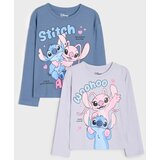 Sinsay Pamučne majice s printom 2 kom Stitch | shoptok.hr