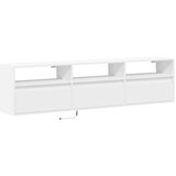  Zidni TV ormarić s LED svjetlima bijeli 180 x 31 x 45 cm | Eponuda.com