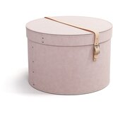 Bigso Svetlo rožnate kartonaste škatle za shranjevanje v kompletu 2 ks s pokrovom/dekorativne ø 37,5x25 cm Rut Restore Paper Laminate – | Shoptok.si